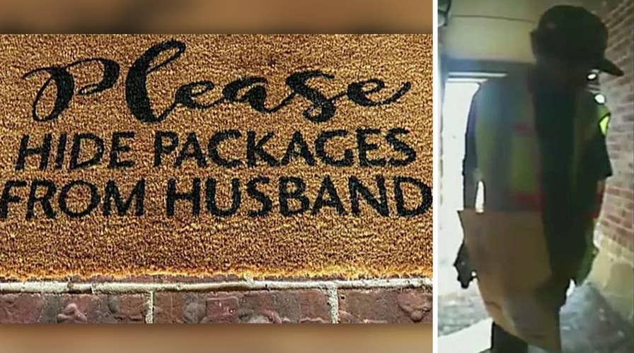 Loyal delivery man hides woman's packages from her husband
