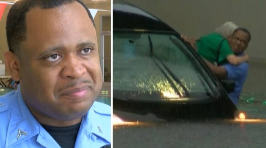 Hero cop inspires swim training program for first responders