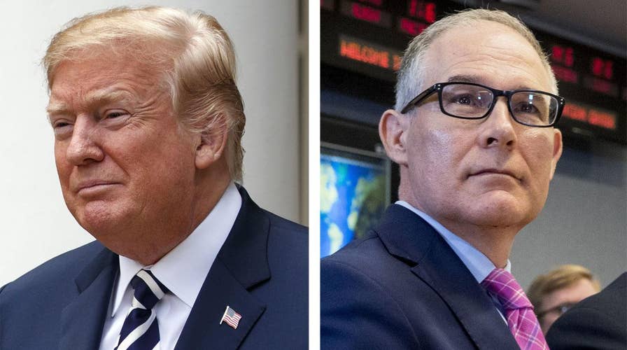 Trump praises embattled EPA Administrator Scott Pruitt