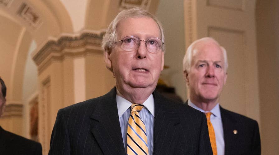 McConnell says Senate will remain in session in August