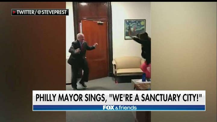 Mayor dances over Philly's sanctuary city status.