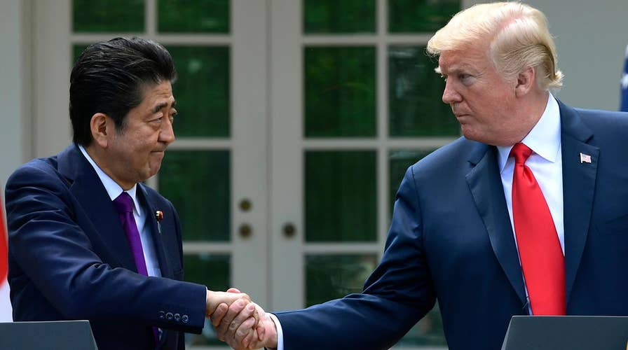 President Trump, Japanese PM Abe hold joint press conference