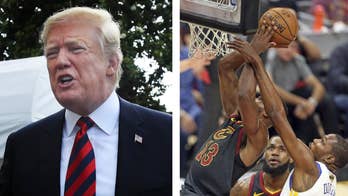 Trump says he won't invite NBA champs to White House, after rebukes from James, Curry