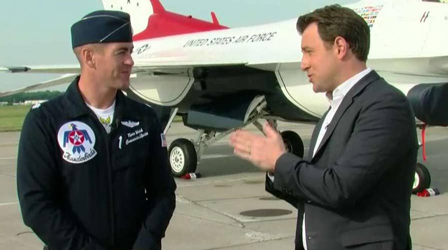 What it's like leading the Thunderbirds