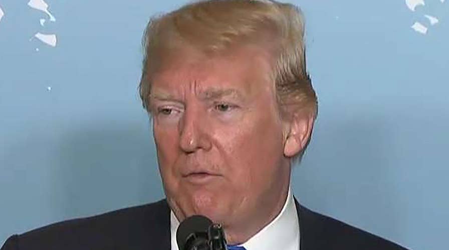 Trump dismisses 'fake news CNN' reporter's question