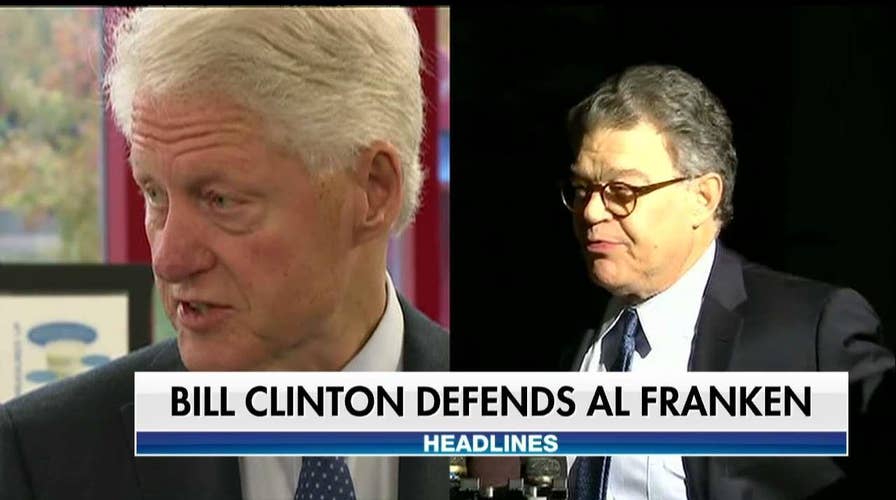 Bill Clinton Questions Sen. Al Franken Sexual Harassment Accusations