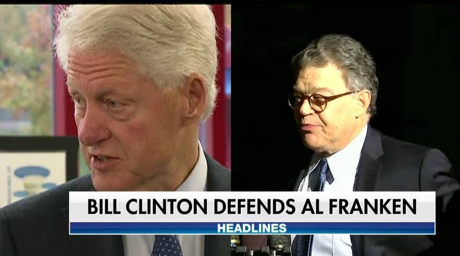 Bill Clinton Questions Sen. Al Franken Sexual Harassment Accusations