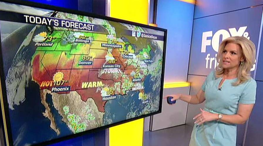 National forecast for Monday, June 11