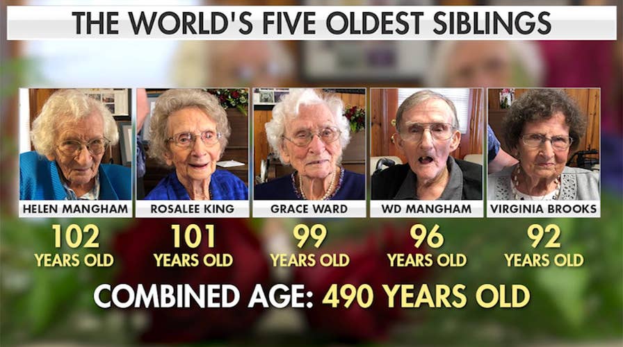 Georgia is home to world's five oldest siblings