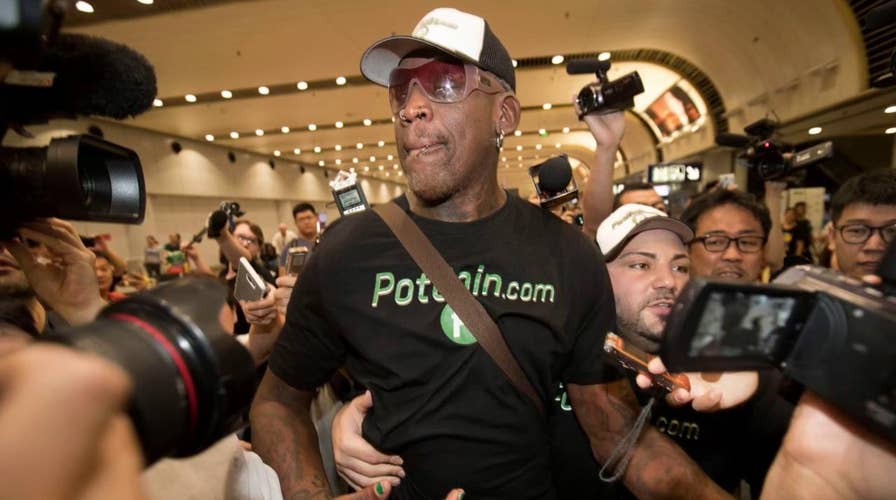 Dennis Rodman broke down in tears on CNN