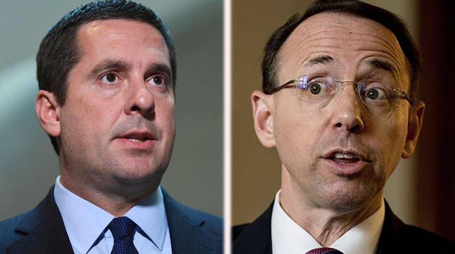 Nunes' deadline arrives for DOJ to handover documents