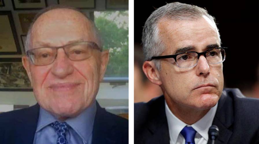 Alan Dershowitz: McCabe is entitled to challenge IG report