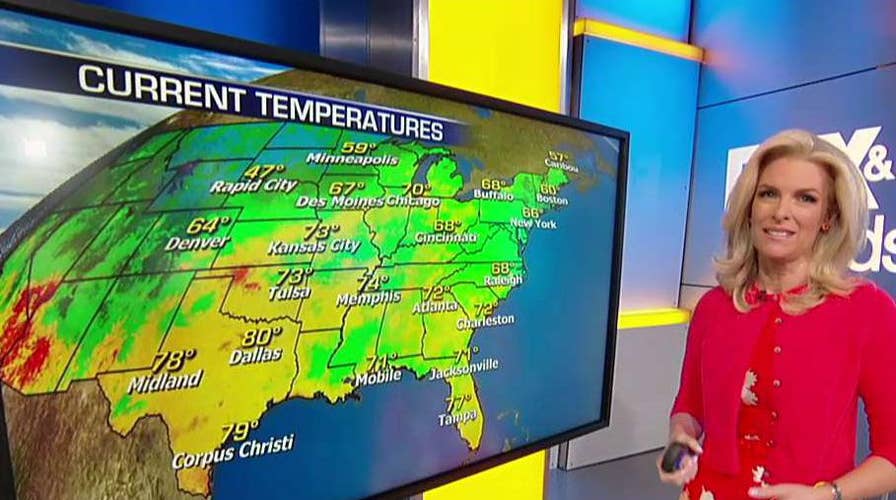 National forecast for Wednesday, June 13