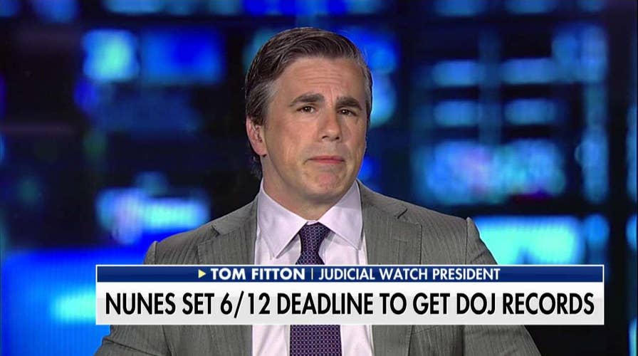 Fitton: DOJ's Failure to Release Documents Related to Trump Informant Shows 'Utter Contempt for Congress'