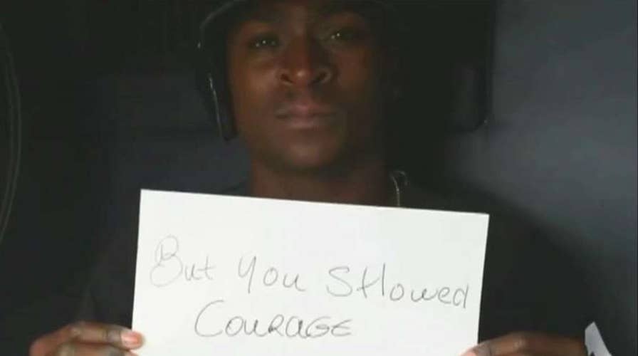 Bullying victim comforted by the New York Yankees