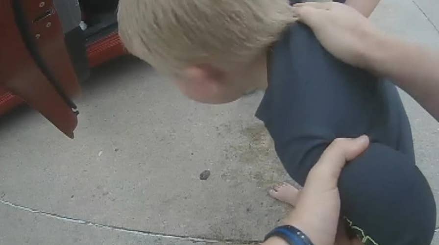 Cop helps save 3-year-old boy choking on quarter