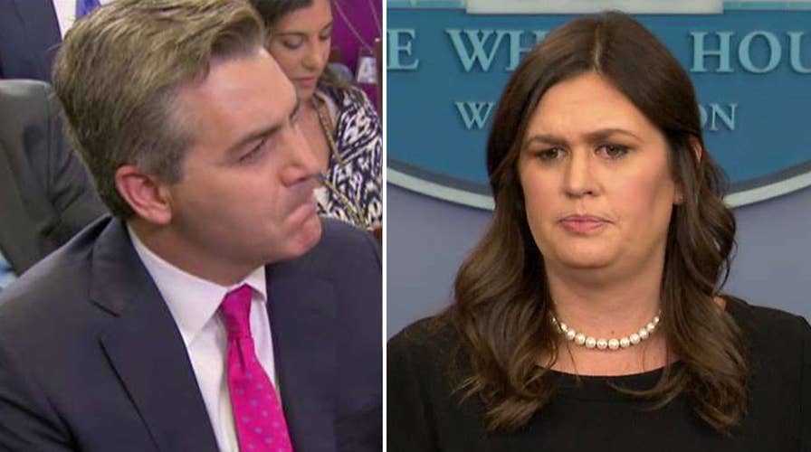 Sanders, Acosta clash over question about immigrant children