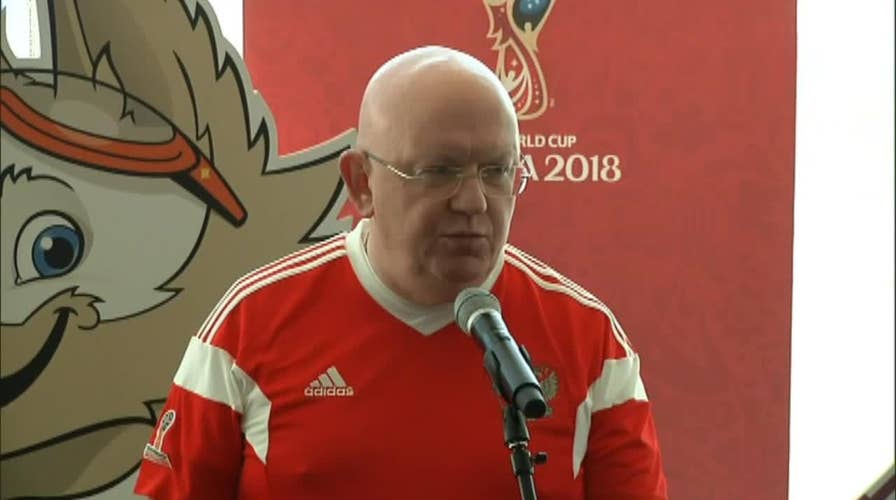 Russia UN representative hosts World Cup watch party