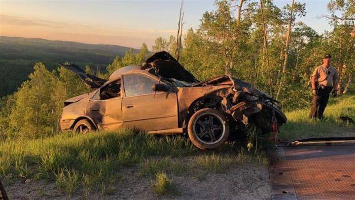 Teens lucky to be alive after dangerous crash off mountain