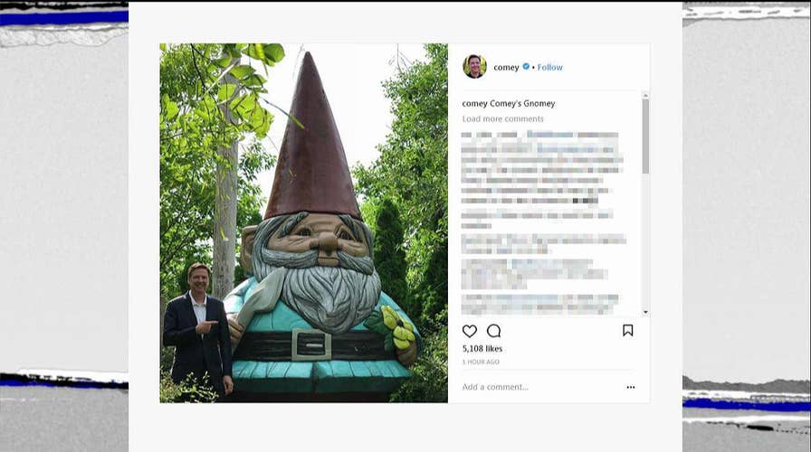 James Comey shares photo of 'Comey's Gnomey'