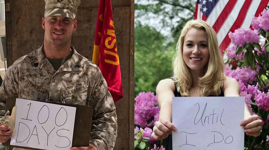 US Marine's fiancee shares her story as a #ProudAmerican