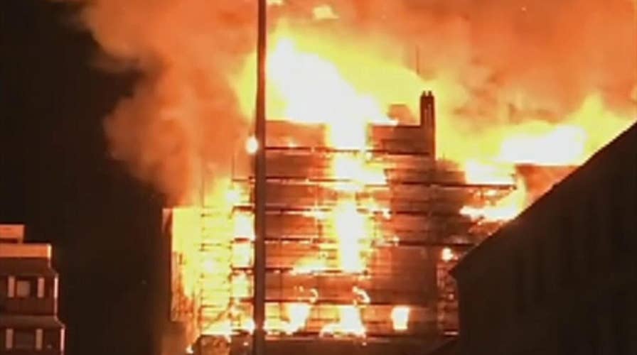 Fire rips through Glasgow School of the Arts