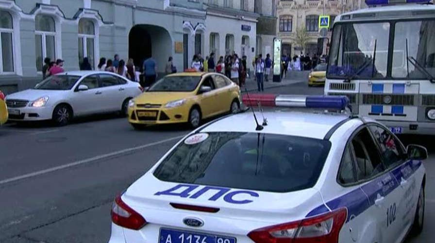 Multiple injuries after taxi hits crowd in Moscow