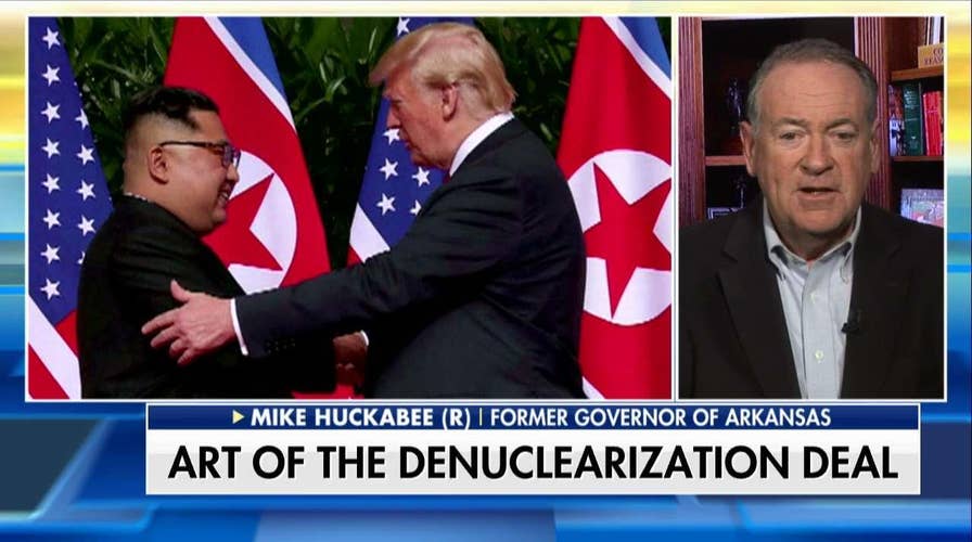 Huckabee Praises Trump for NoKo Progress
