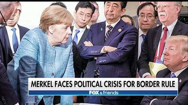 Merkel faces government collapse after anti-immigrant pushback.