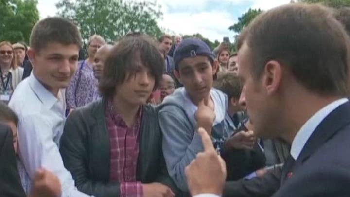 Macron scolds French teenager for calling him 'Manu'