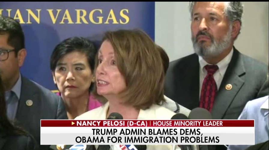 NY Dem, Pelosi Blast Trump for Migrant Family Separations