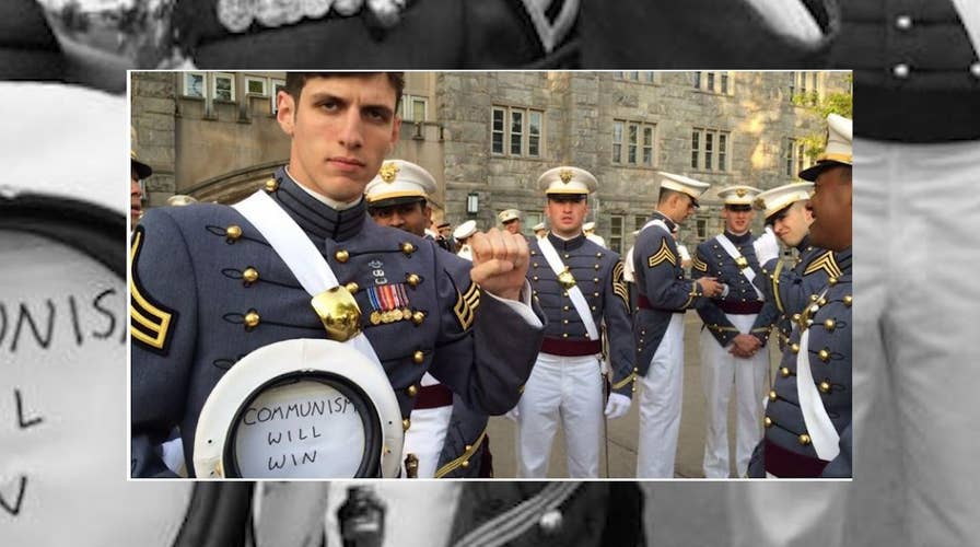 West Point graduate who posed with Communism cap discharged