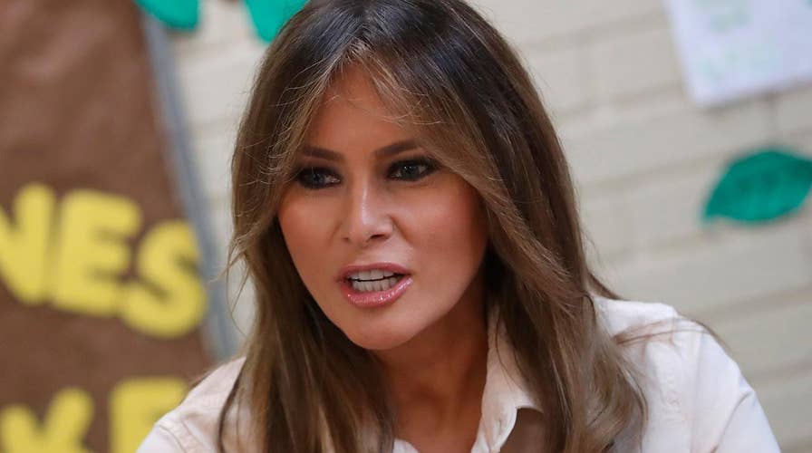 First lady: Looking forward to seeing, meeting with children