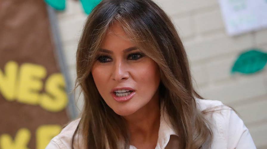 First lady: Looking forward to seeing, meeting with children