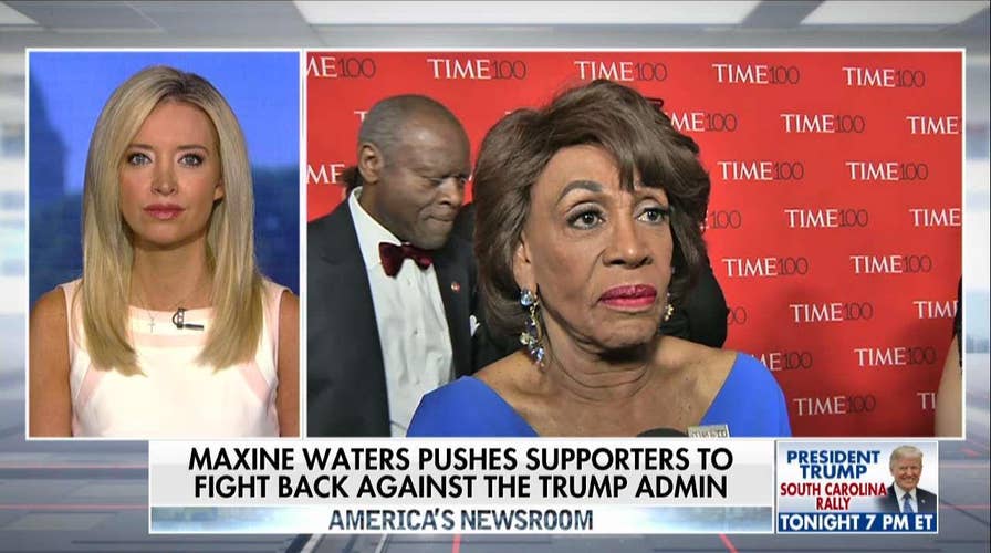 McEnany: Dems Should 'Condemn' Rep. Waters' 'Insane Comment' to Harass Trump Staffers