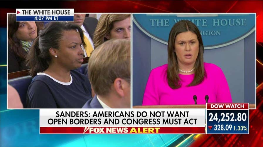 Sanders Battles Ayesha Rascoe on Illegal Immigration