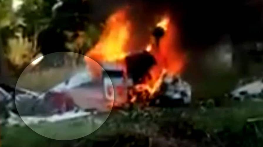 Teen seen escaping plane crash that killed his parents