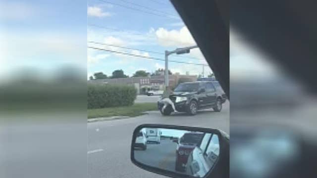 Man punches car in road rage incident| Latest News Videos | Fox News