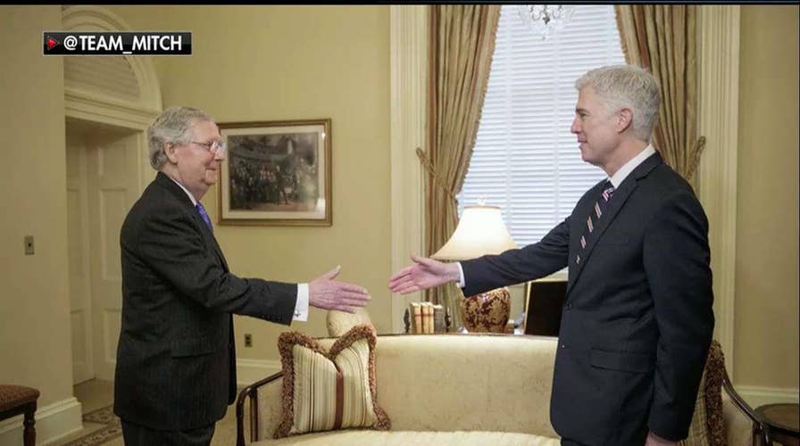 Mitch McConnell Tweets Photo of Gorsuch After SCOTUS Upholds Trump Travel Ban