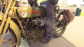 100-year-old Harley-Davidson returns from France to honor American WWI vets