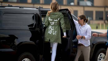 Melania Trump’s controversial jacket selling for big bucks on eBay