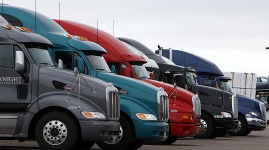 Trucking companies make major efforts to recruit new drivers
