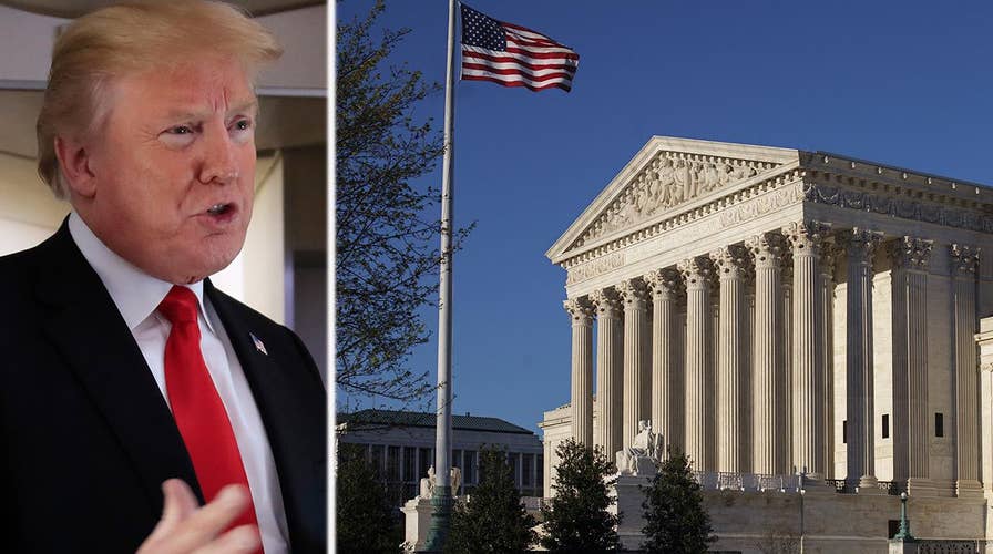 President Trump meets with senators on Supreme Court pick