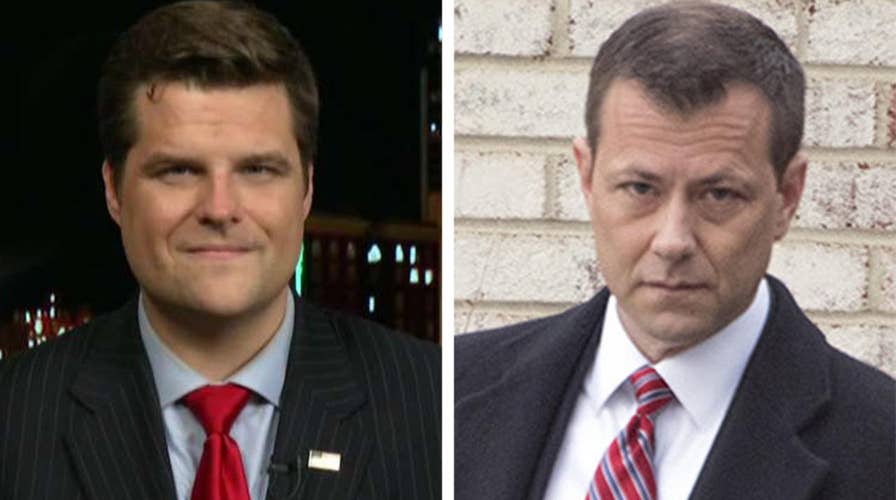 Rep. Matt Gaetz on grilling Peter Strzok