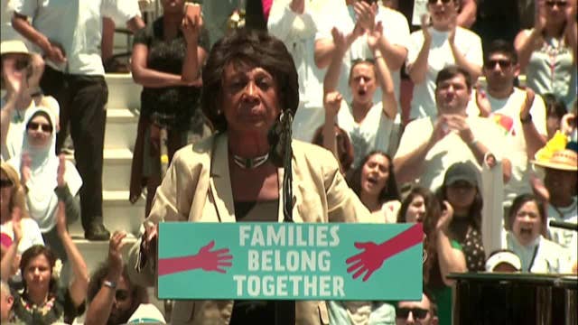 Maxine Waters speaks at 'Families Belong Together' rally
