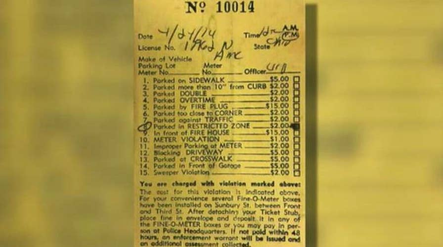 Driver pays parking ticket 44 years later