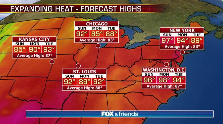 National forecast for Sunday, July 1