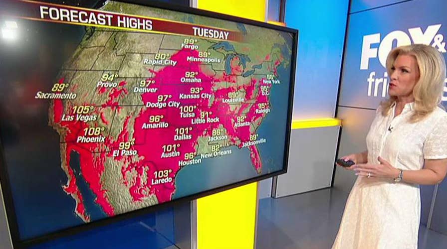 National forecast for Monday, July 2