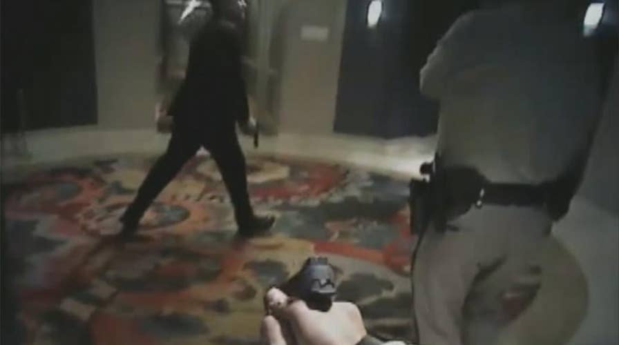 Las Vegas police release more video from night of massacre