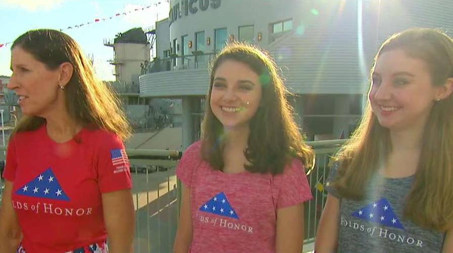 Family receives Folds of Honor scholarship